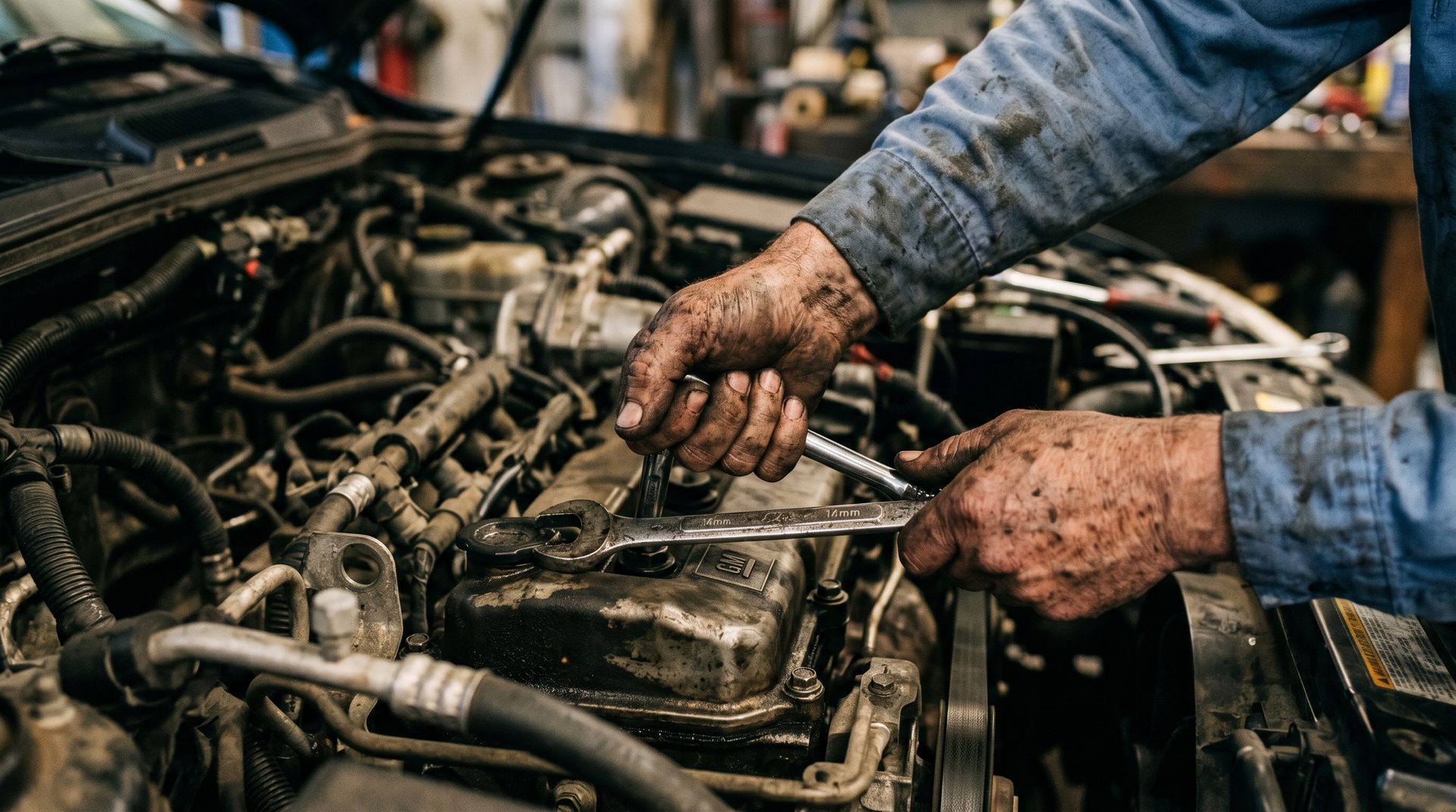 Mechanic at work